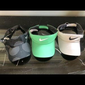 3 Nike Golf Visors